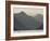 Ticino, Lake Lugano, Lugano, Dawn View of the Alps, Switzerland-Walter Bibikow-Framed Photographic Print