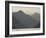 Ticino, Lake Lugano, Lugano, Dawn View of the Alps, Switzerland-Walter Bibikow-Framed Photographic Print