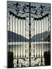 Ticino, Lake Lugano, Lugano, Parco Civico Gate Lake View, Switzerland-Walter Bibikow-Mounted Photographic Print