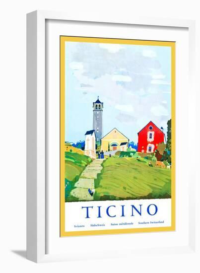 Ticino-Daniele Buzzi-Framed Art Print