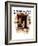 "Ticket Agent" Saturday Evening Post Cover, April 24,1937-Norman Rockwell-Framed Giclee Print