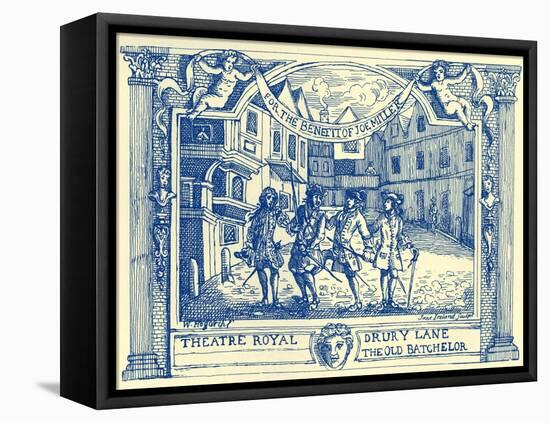 Ticket for The Old Bachelor illustrated by William Hogarth-William Hogarth-Framed Premier Image Canvas