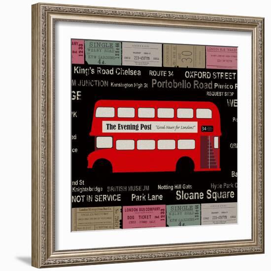 Ticket Please I-The Vintage Collection-Framed Art Print