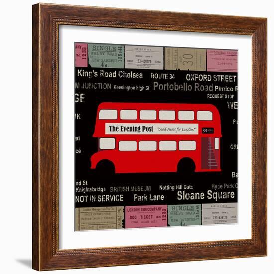 Ticket Please I-The Vintage Collection-Framed Art Print