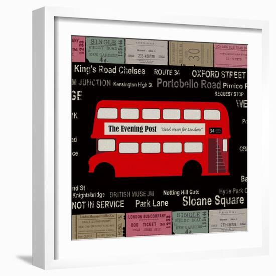 Ticket Please I-The Vintage Collection-Framed Art Print