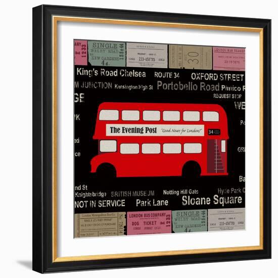 Ticket Please I-The Vintage Collection-Framed Art Print