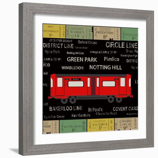 Ticket Please II-The Vintage Collection-Framed Art Print