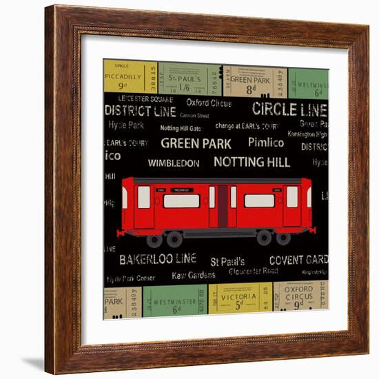 Ticket Please II-The Vintage Collection-Framed Art Print