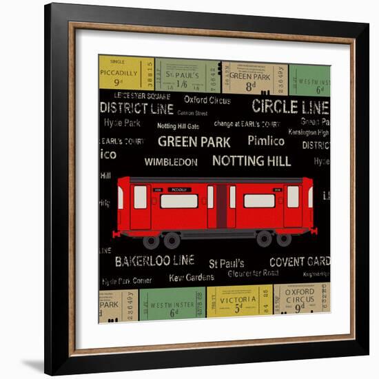 Ticket Please II-The Vintage Collection-Framed Art Print