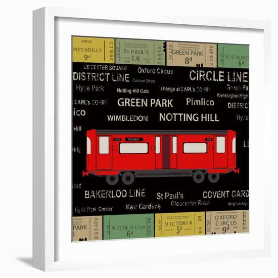 Ticket Please II-The Vintage Collection-Framed Art Print