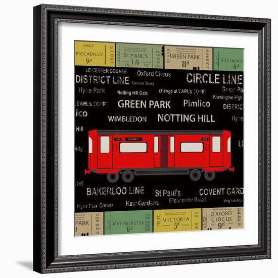 Ticket Please II-The Vintage Collection-Framed Art Print