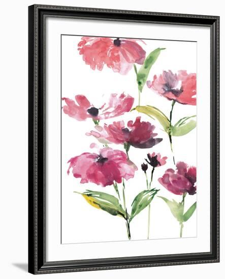 Tickled Pink Posies-Rebecca Meyers-Framed Art Print