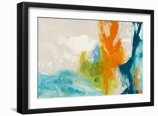 Tidal Abstract I-Sisa Jasper-Framed Art Print