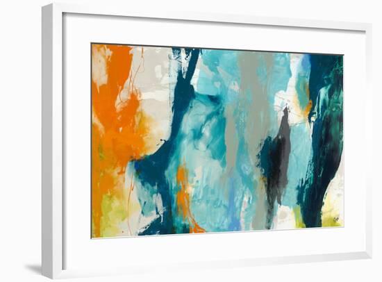 Tidal Abstract II-Sisa Jasper-Framed Art Print