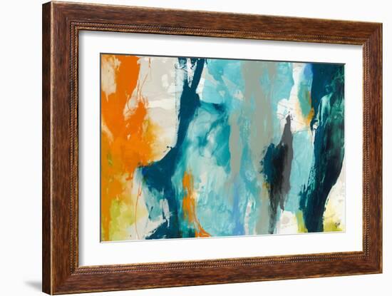 Tidal Abstract II-Sisa Jasper-Framed Art Print