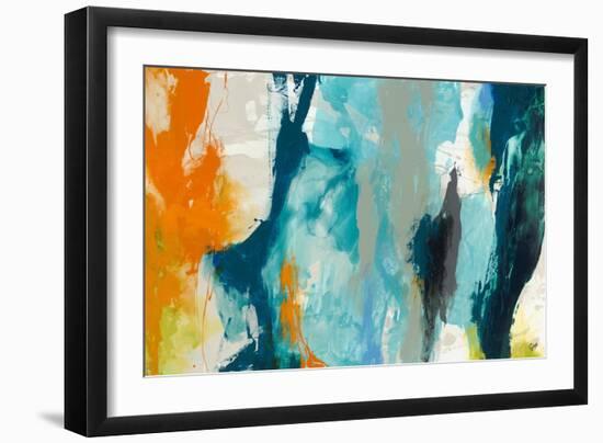 Tidal Abstract II-Sisa Jasper-Framed Art Print