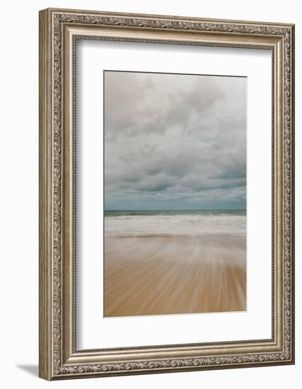 Tidal Motion on Carbis Bay Beach, St. Ives, Cornwall, England, United Kingdom, Europe-Mark Doherty-Framed Photographic Print