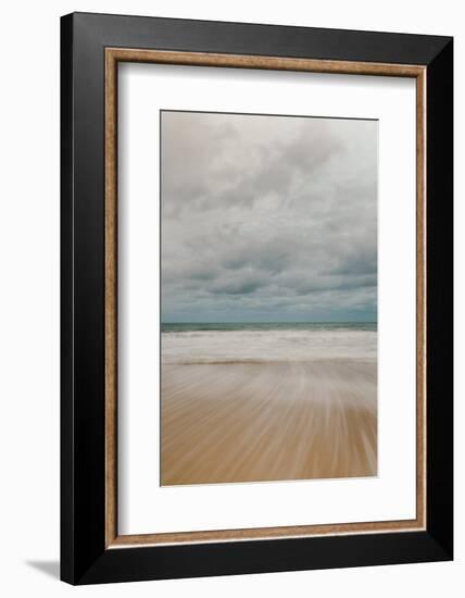 Tidal Motion on Carbis Bay Beach, St. Ives, Cornwall, England, United Kingdom, Europe-Mark Doherty-Framed Photographic Print