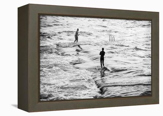 Tidal Outdoor Swimming Pool, Bude, Cornwall, England-Paul Harris-Framed Premier Image Canvas