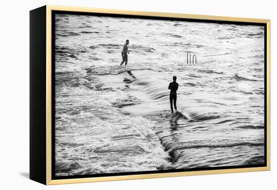 Tidal Outdoor Swimming Pool, Bude, Cornwall, England-Paul Harris-Framed Premier Image Canvas