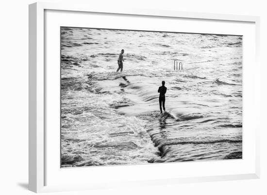 Tidal Outdoor Swimming Pool, Bude, Cornwall, England-Paul Harris-Framed Photographic Print