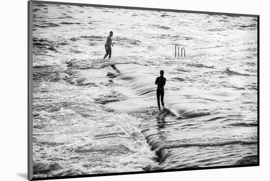 Tidal Outdoor Swimming Pool, Bude, Cornwall, England-Paul Harris-Mounted Photographic Print