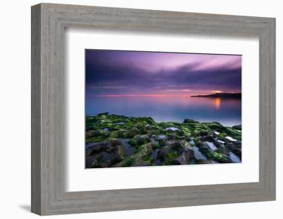 Tide going out, Peninsula Valdes, Argentina-Gabriel Rojo-Framed Photographic Print