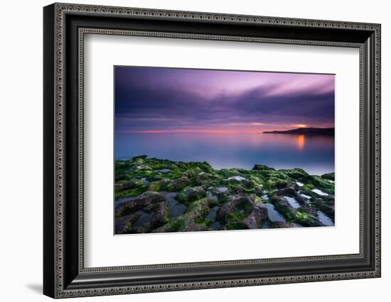 Tide going out, Peninsula Valdes, Argentina-Gabriel Rojo-Framed Photographic Print