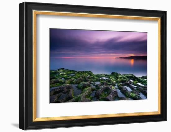 Tide going out, Peninsula Valdes, Argentina-Gabriel Rojo-Framed Photographic Print