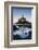 Tide growing at dusk, Mont-Saint-Michel, UNESCO World Heritage Site, Normandy, France, Europe-Francesco Vaninetti-Framed Photographic Print