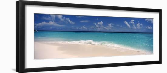 Tide on the Beach, Thulhagiri Island Resort, North Male Atoll, Maldives-null-Framed Photographic Print