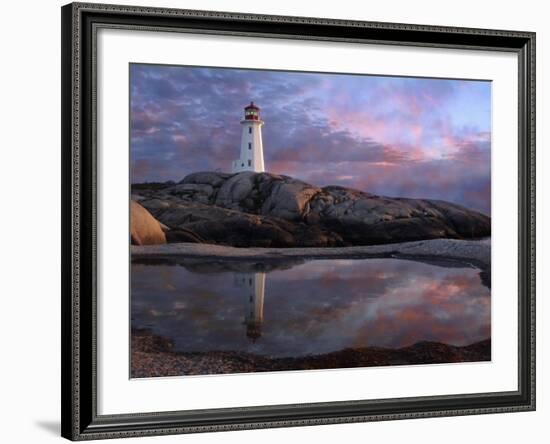 Tide Pool by Lighthouse-Cindy Kassab-Framed Photographic Print