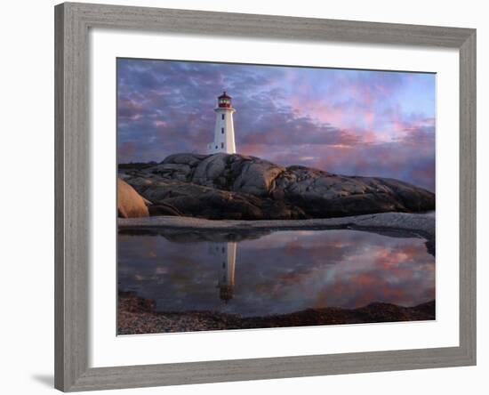 Tide Pool by Lighthouse-Cindy Kassab-Framed Photographic Print