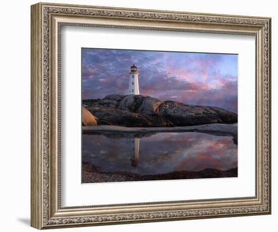 Tide Pool by Lighthouse-Cindy Kassab-Framed Photographic Print