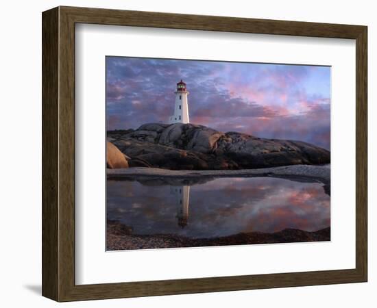 Tide Pool by Lighthouse-Cindy Kassab-Framed Photographic Print