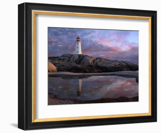 Tide Pool by Lighthouse-Cindy Kassab-Framed Photographic Print