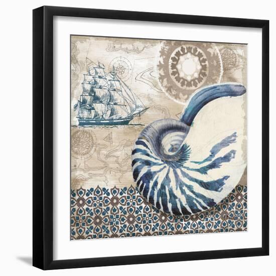 Tide Pool Shells I-Paul Brent-Framed Art Print