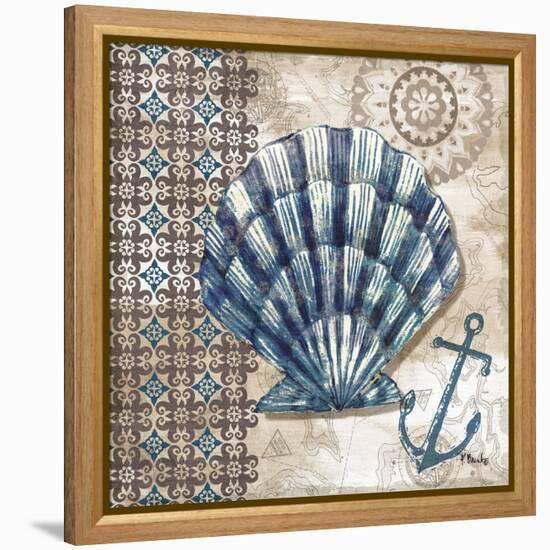 Tide Pool Shells II-Paul Brent-Framed Stretched Canvas