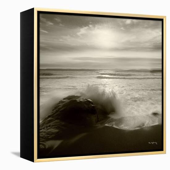 Tides and Waves Square I-Alan Majchrowicz-Framed Premier Image Canvas