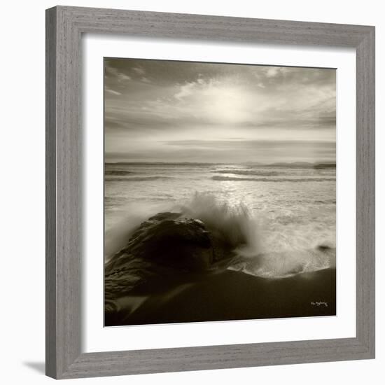 Tides and Waves Square I-Alan Majchrowicz-Framed Photographic Print