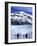 Tidewater Glaciers and Chugach Mountains Dwarf Kayakers In Barry Arm, Alaska, USA-Hugh Rose-Framed Photographic Print