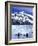Tidewater Glaciers and Chugach Mountains Dwarf Kayakers In Barry Arm, Alaska, USA-Hugh Rose-Framed Photographic Print