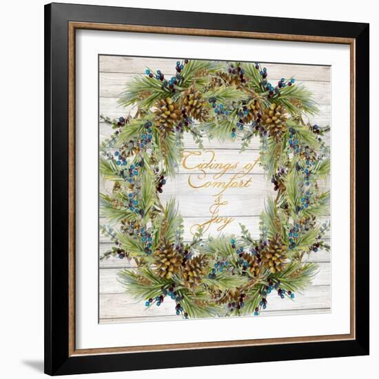 Tidings of Comfort & Joy-Lanie Loreth-Framed Art Print