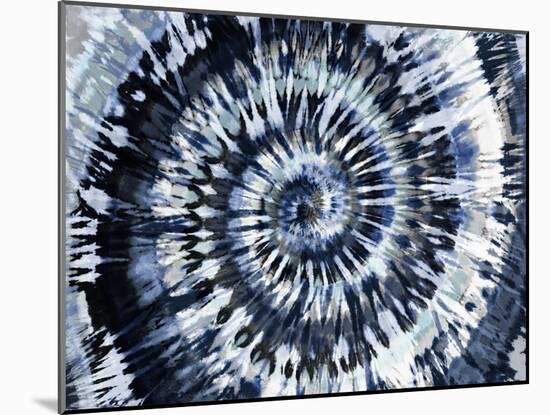 Tie Dye Indigo Blue-Molly Kearns-Mounted Art Print