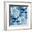 Tie-Dye of Indigo Color-Marina Zakharova-Framed Art Print