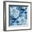 Tie-Dye of Indigo Color-Marina Zakharova-Framed Art Print