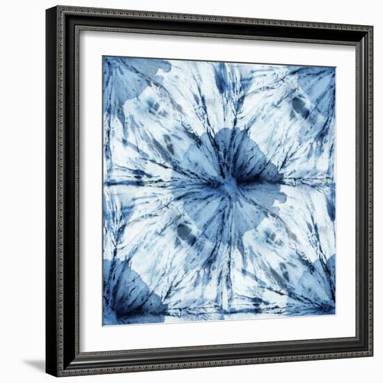 Tie-Dye of Indigo Color-Marina Zakharova-Framed Premium Giclee Print