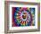 Tie Dye Rainbow Radiant Heart-Molly Kearns-Framed Premium Giclee Print