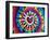 Tie Dye Rainbow Radiant Heart-Molly Kearns-Framed Art Print