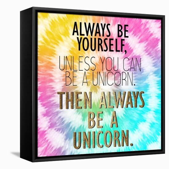 Tie Dye Unicorn 2-Allen Kimberly-Framed Stretched Canvas